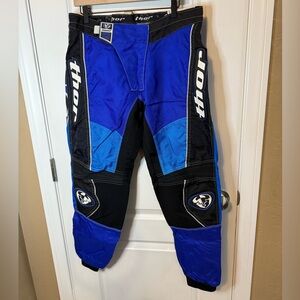 Thor Vibrant Blue and Black Motocross Pants